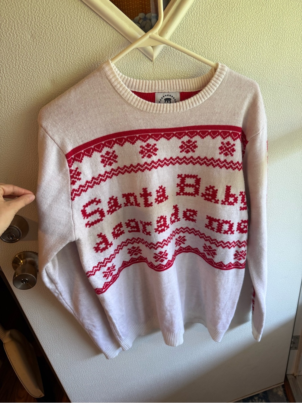 Call Her Daddy "Santa Baby Degrade Me" Ugly Christmas Sweater
